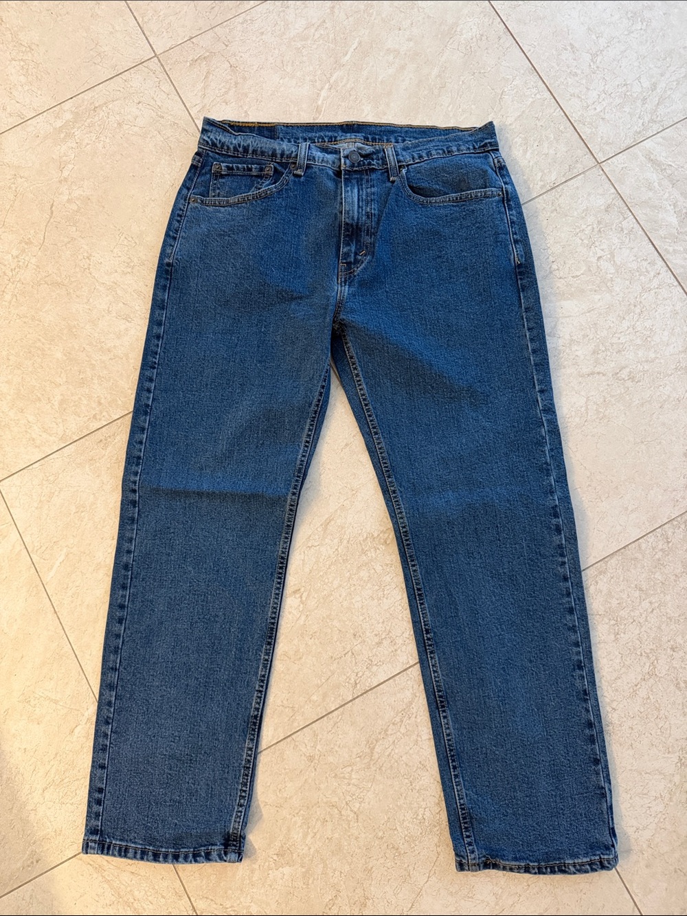 Levi’s 505 Men's Dark Blue Straight-Leg Jeans 33/30
